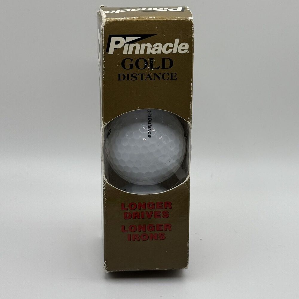 Enron Logo Golf Balls‎ (3) Pinnacle Gold Distance (New)